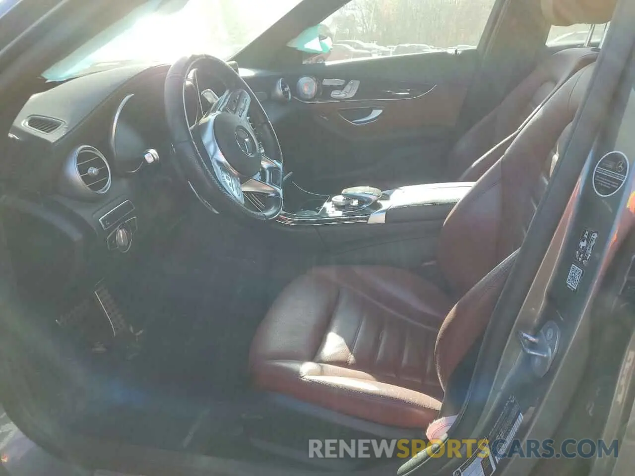 7 fotografías del automóvil dañado 55SWF6EB9KU287413 MERCEDES-BENZ C-CLASS 2019