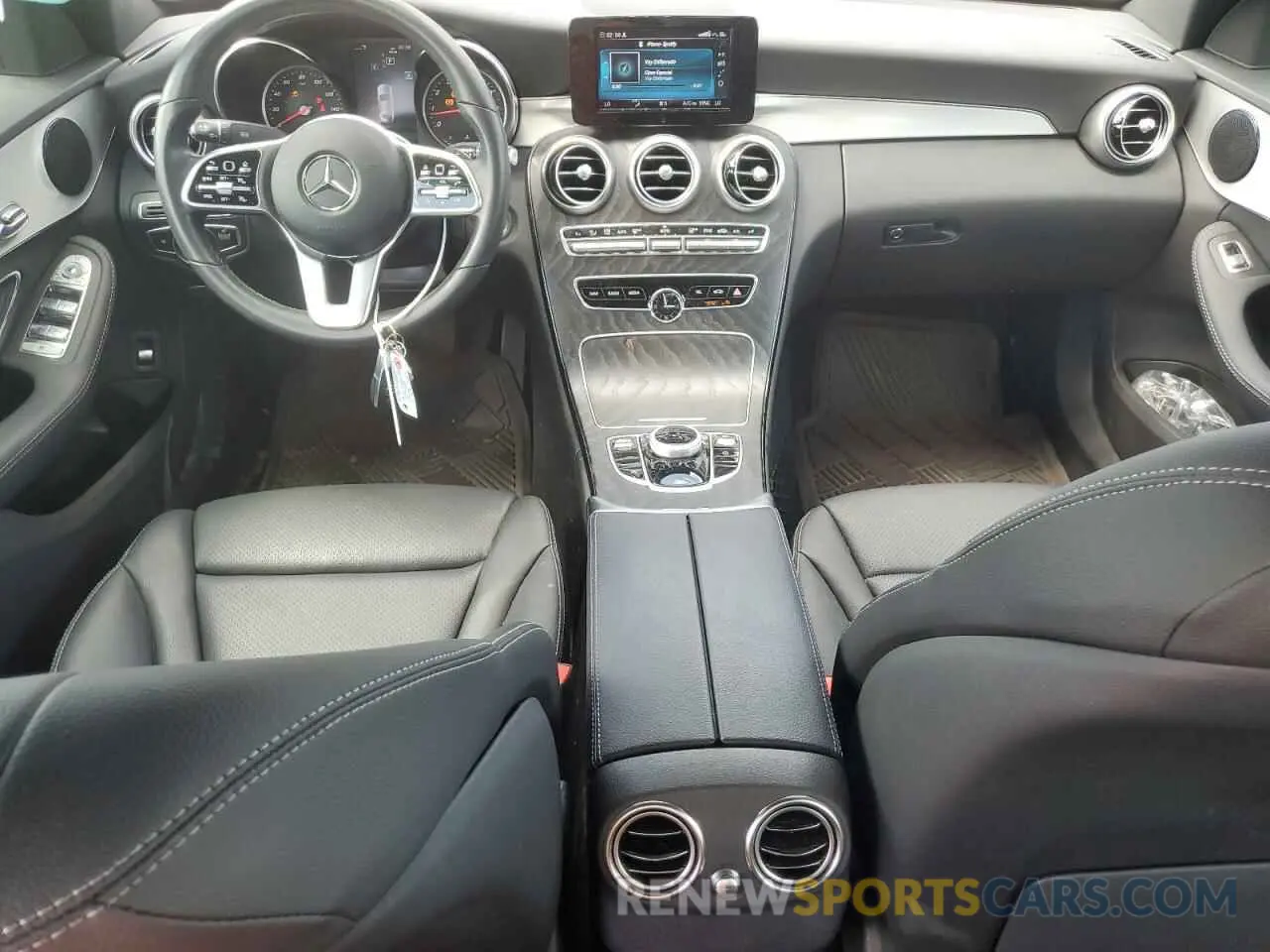 8 fotografías del automóvil dañado 55SWF8DB0KU317265 MERCEDES-BENZ C-CLASS 2019