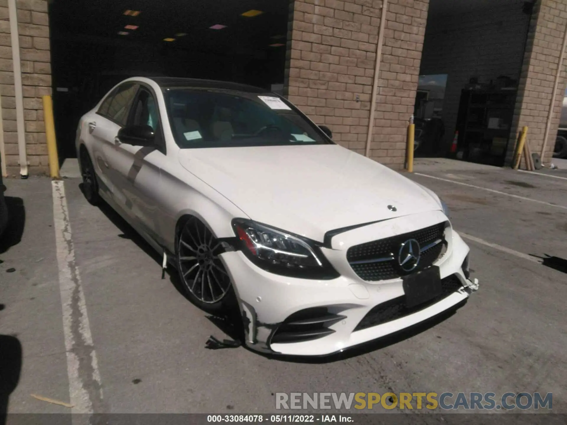 1 fotografías del automóvil dañado 55SWF8DB1KU293946 MERCEDES-BENZ C-CLASS 2019