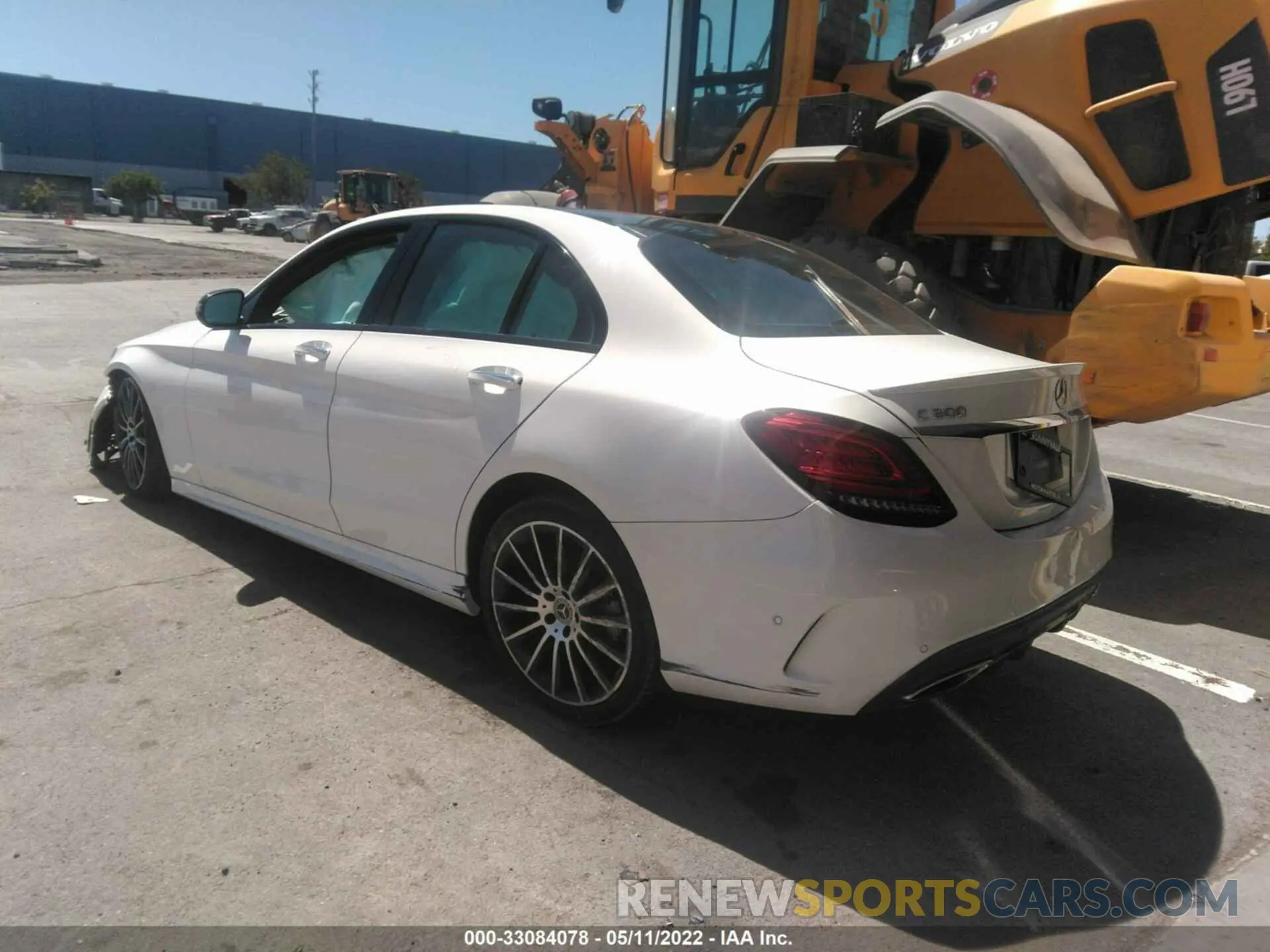3 fotografías del automóvil dañado 55SWF8DB1KU293946 MERCEDES-BENZ C-CLASS 2019