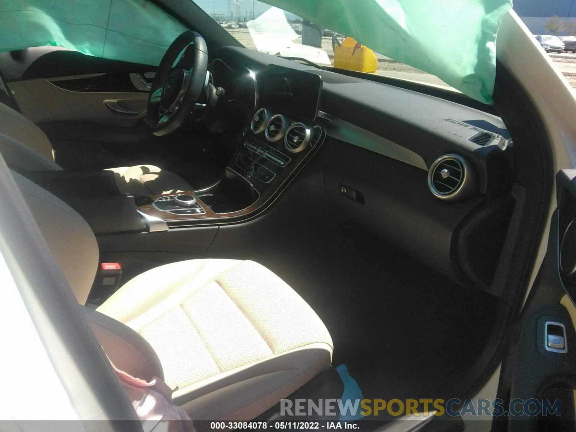 5 fotografías del automóvil dañado 55SWF8DB1KU293946 MERCEDES-BENZ C-CLASS 2019