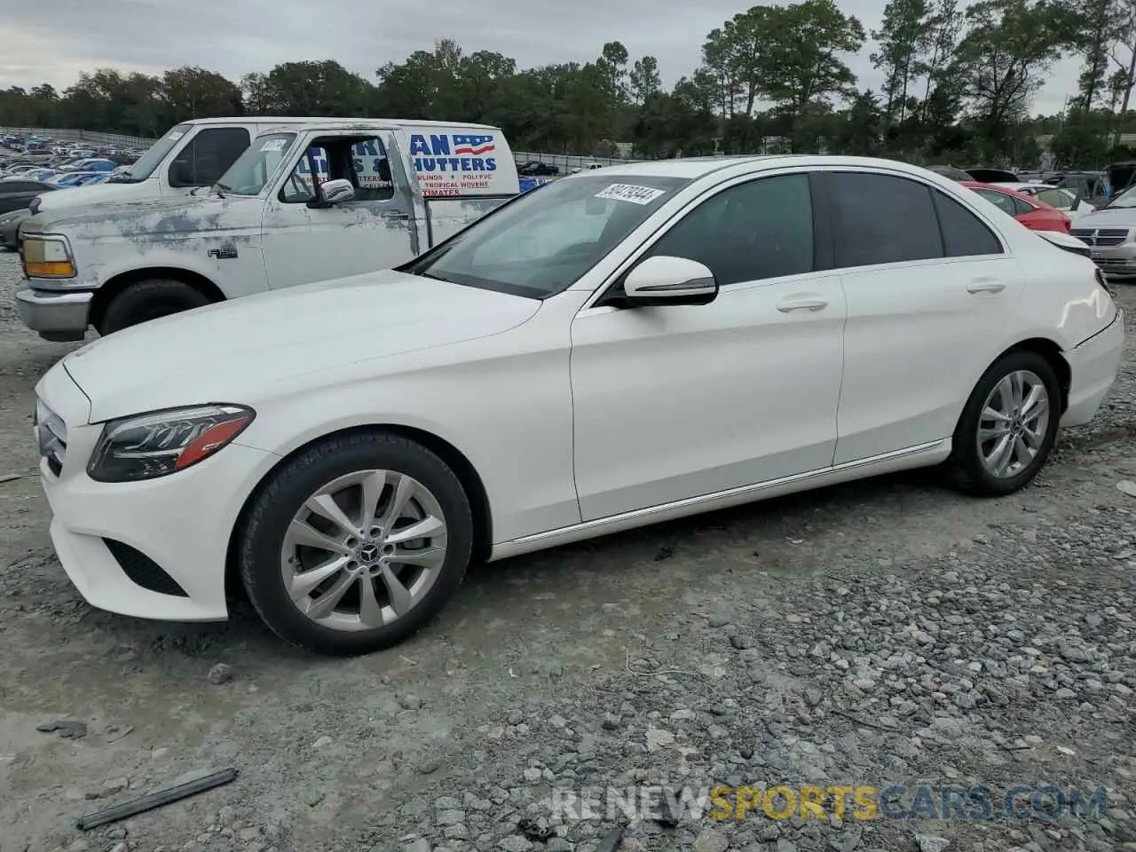 1 fotografías del automóvil dañado 55SWF8DB1KU294708 MERCEDES-BENZ C-CLASS 2019