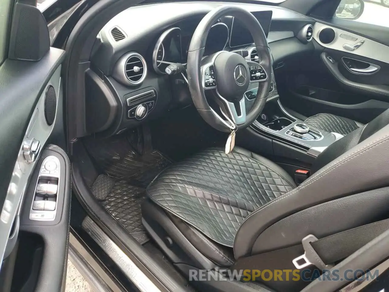 8 fotografías del automóvil dañado 55SWF8DB1KU308087 MERCEDES-BENZ C-CLASS 2019
