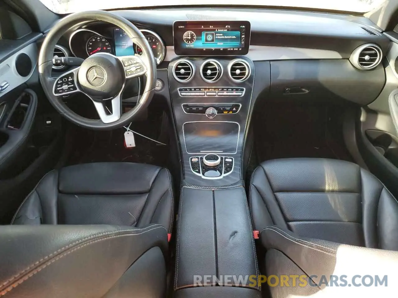 8 fotografías del automóvil dañado 55SWF8DB2KU286990 MERCEDES-BENZ C-CLASS 2019