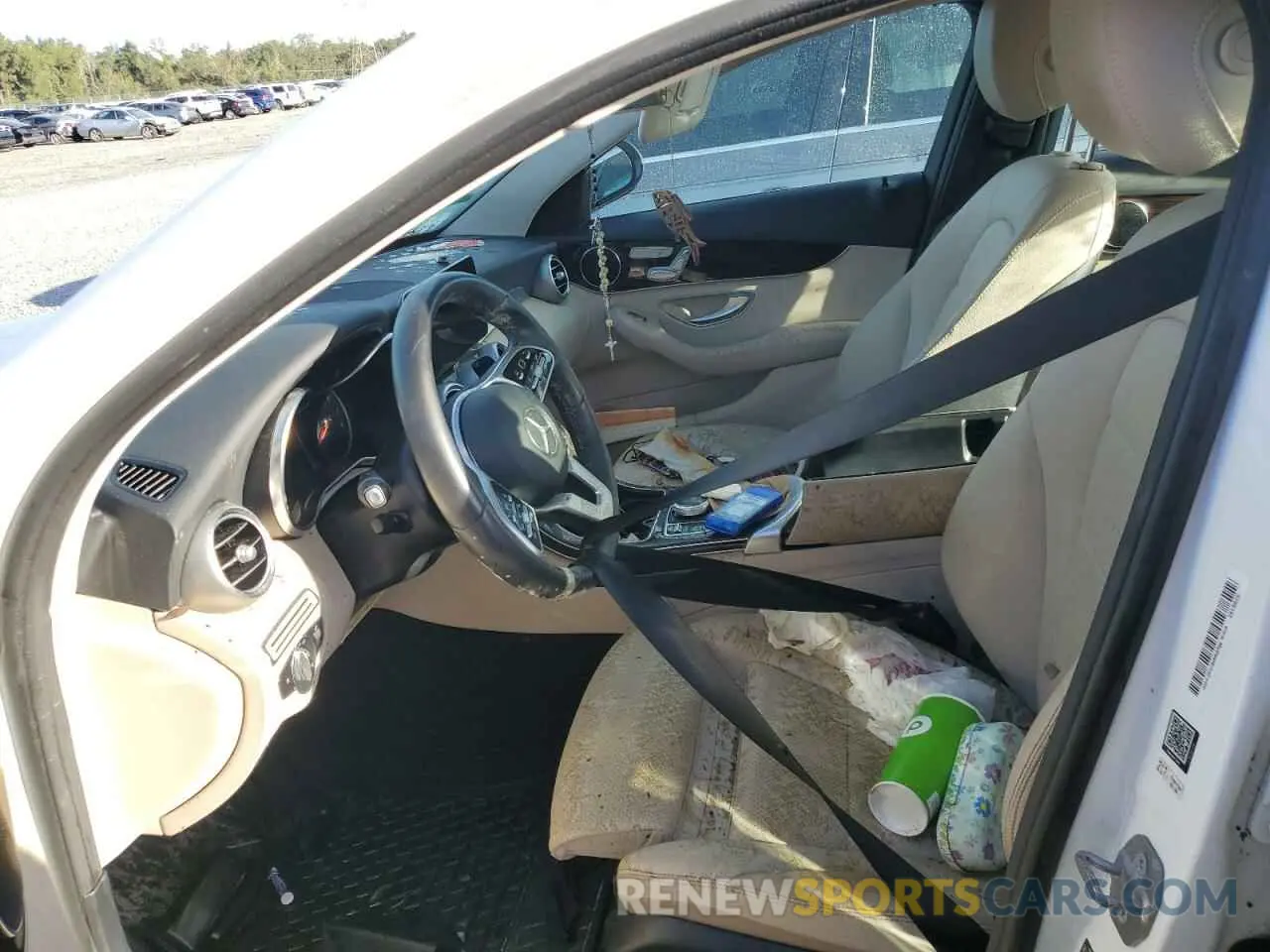 7 fotografías del automóvil dañado 55SWF8DB2KU294331 MERCEDES-BENZ C-CLASS 2019