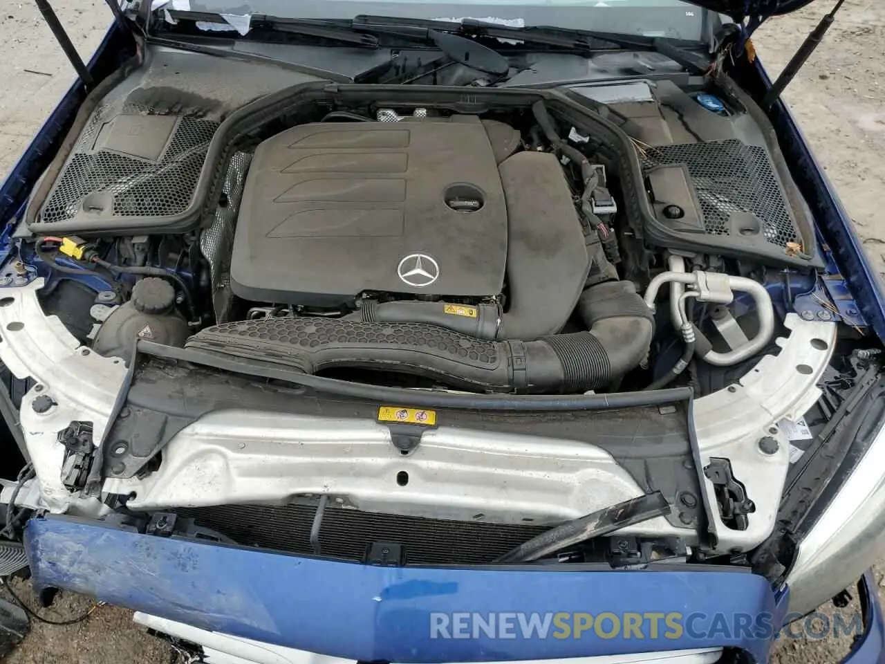 12 fotografías del automóvil dañado 55SWF8DB2KU303562 MERCEDES-BENZ C-CLASS 2019