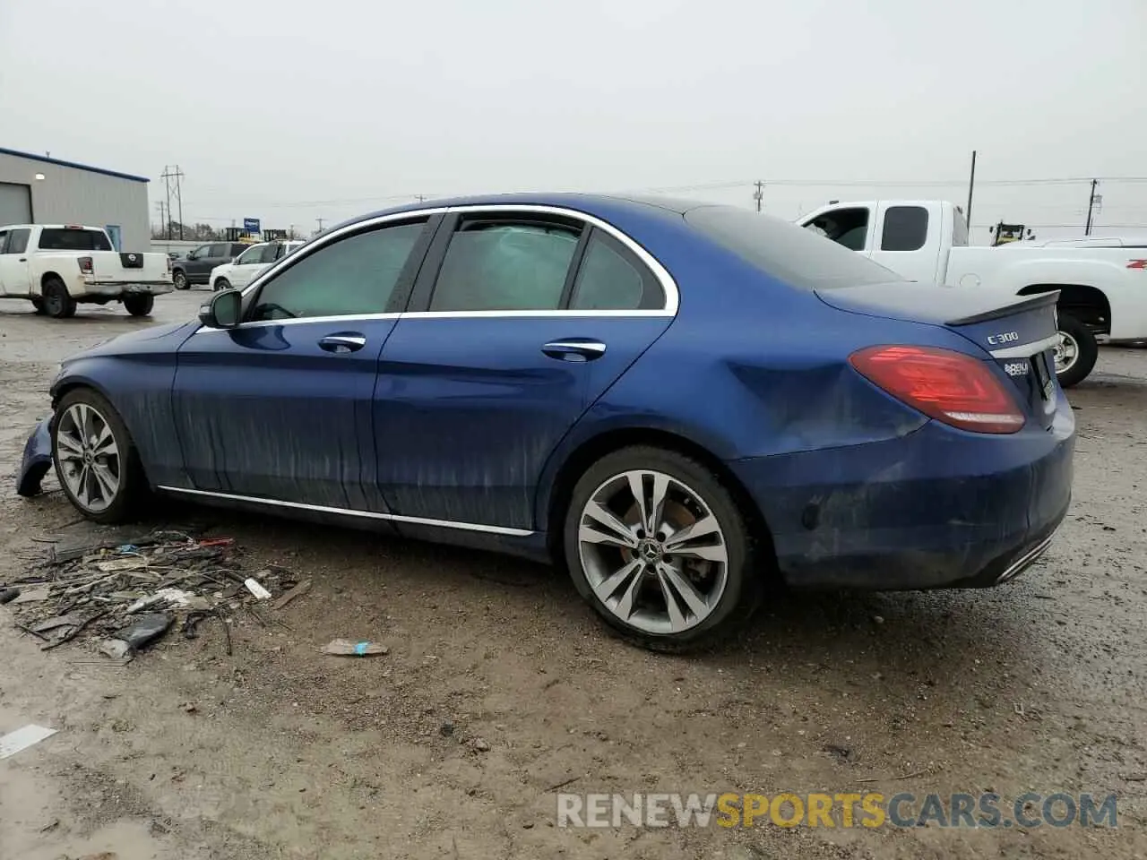 2 fotografías del automóvil dañado 55SWF8DB2KU303562 MERCEDES-BENZ C-CLASS 2019