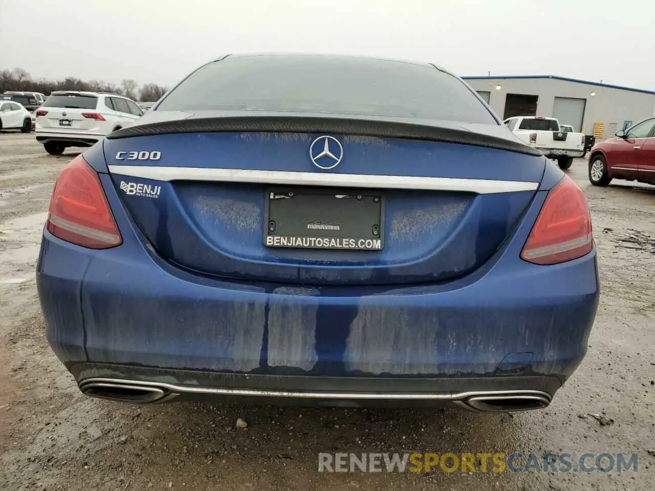 6 fotografías del automóvil dañado 55SWF8DB2KU303562 MERCEDES-BENZ C-CLASS 2019