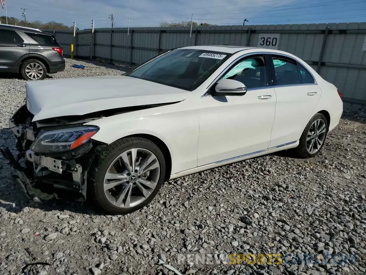 1 fotografías del automóvil dañado 55SWF8DB3KU287842 MERCEDES-BENZ C-CLASS 2019