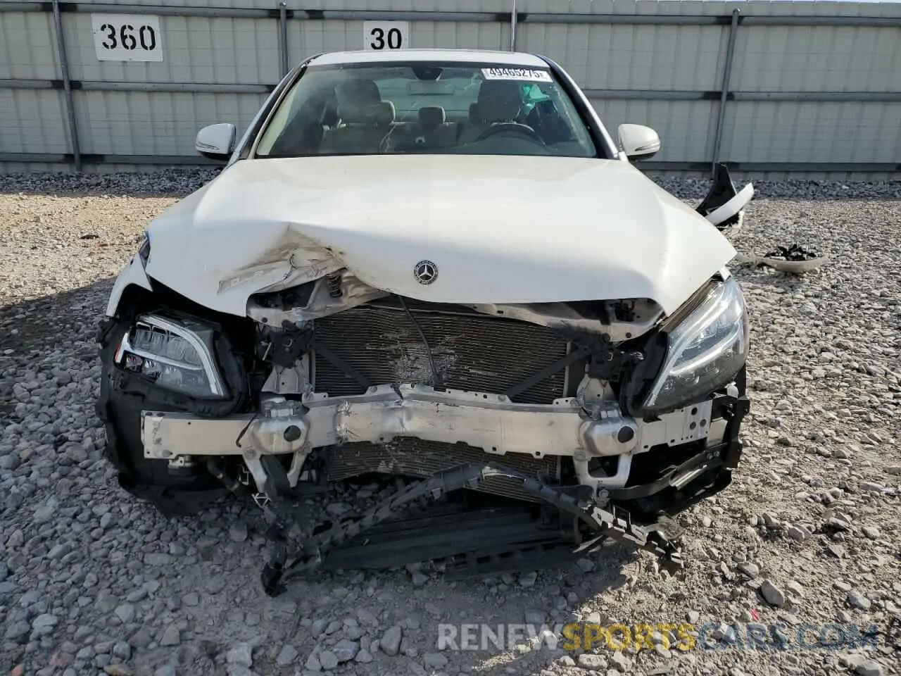5 fotografías del automóvil dañado 55SWF8DB3KU287842 MERCEDES-BENZ C-CLASS 2019