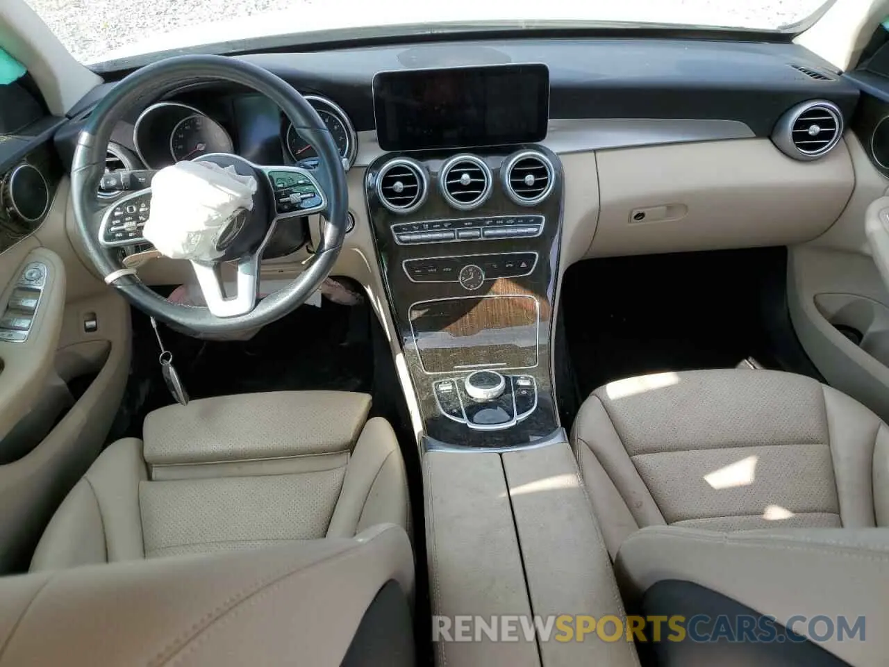 8 fotografías del automóvil dañado 55SWF8DB3KU287842 MERCEDES-BENZ C-CLASS 2019