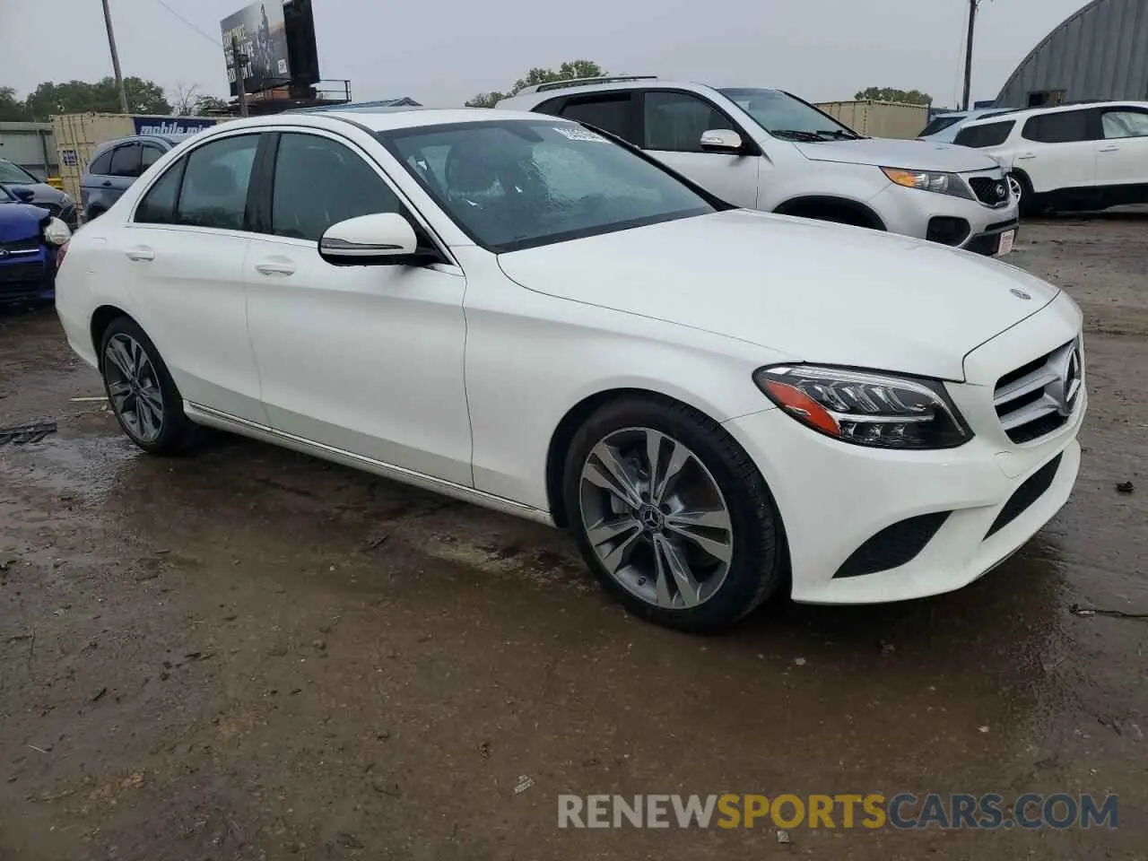 4 fotografías del automóvil dañado 55SWF8DB3KU294029 MERCEDES-BENZ C-CLASS 2019