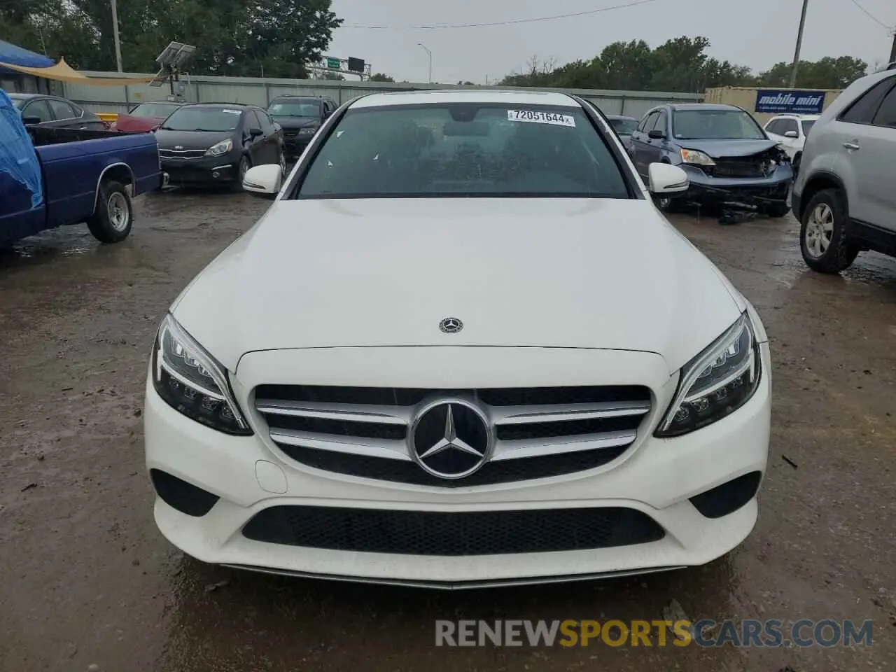 5 fotografías del automóvil dañado 55SWF8DB3KU294029 MERCEDES-BENZ C-CLASS 2019