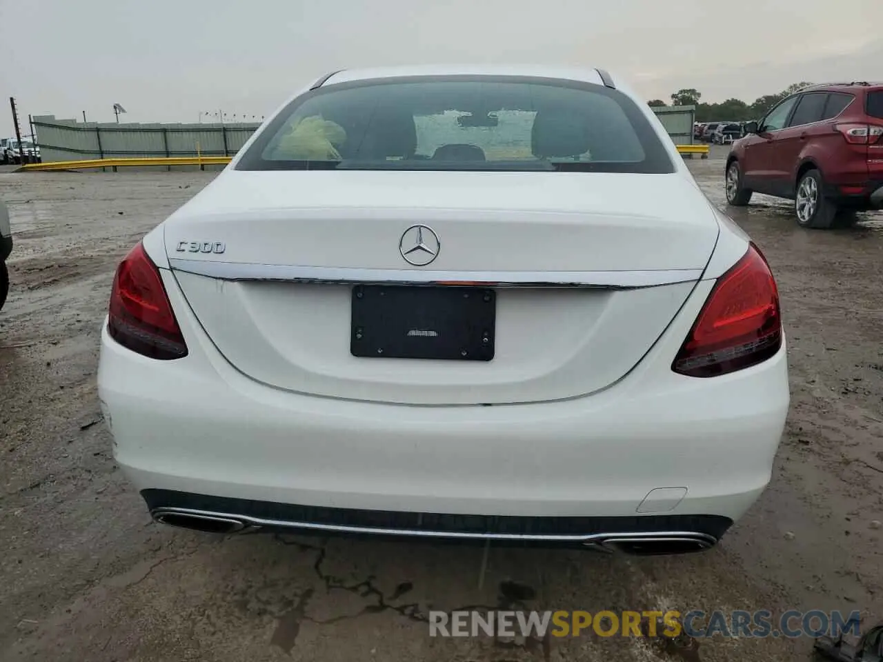 6 fotografías del automóvil dañado 55SWF8DB3KU294029 MERCEDES-BENZ C-CLASS 2019