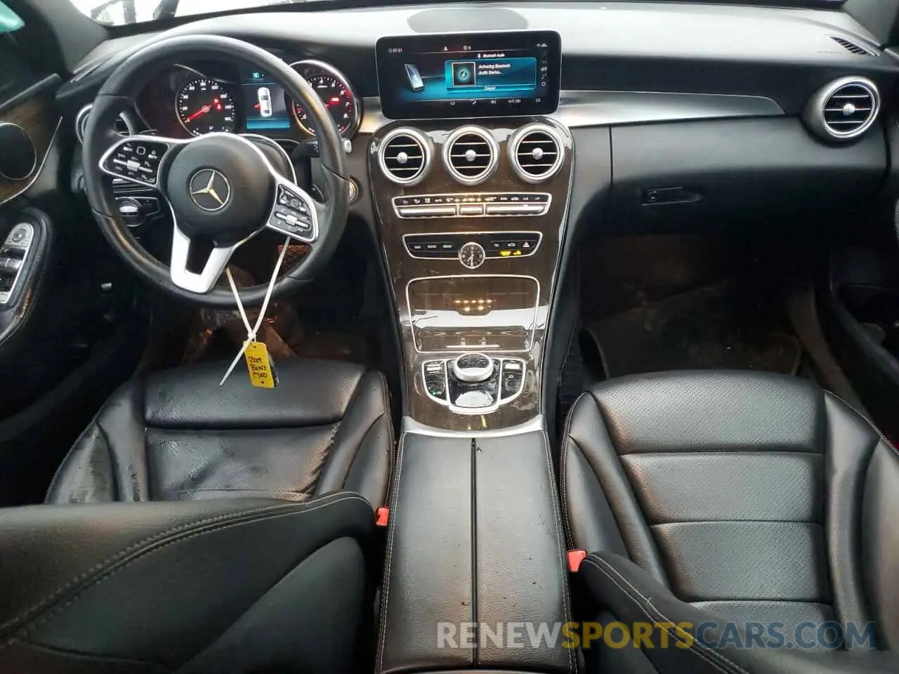 8 fotografías del automóvil dañado 55SWF8DB3KU294029 MERCEDES-BENZ C-CLASS 2019