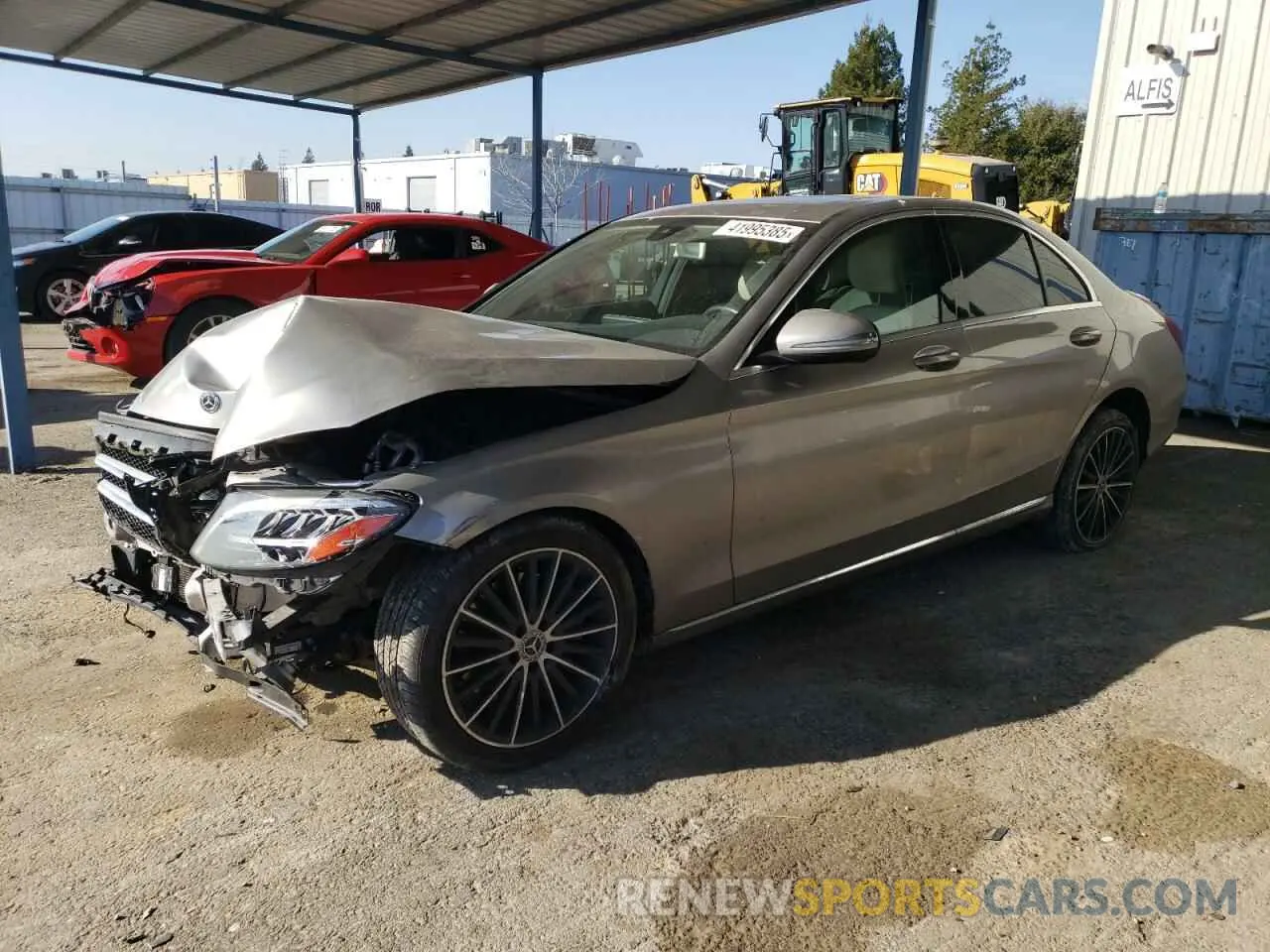 1 fotografías del automóvil dañado 55SWF8DB4KU292340 MERCEDES-BENZ C-CLASS 2019