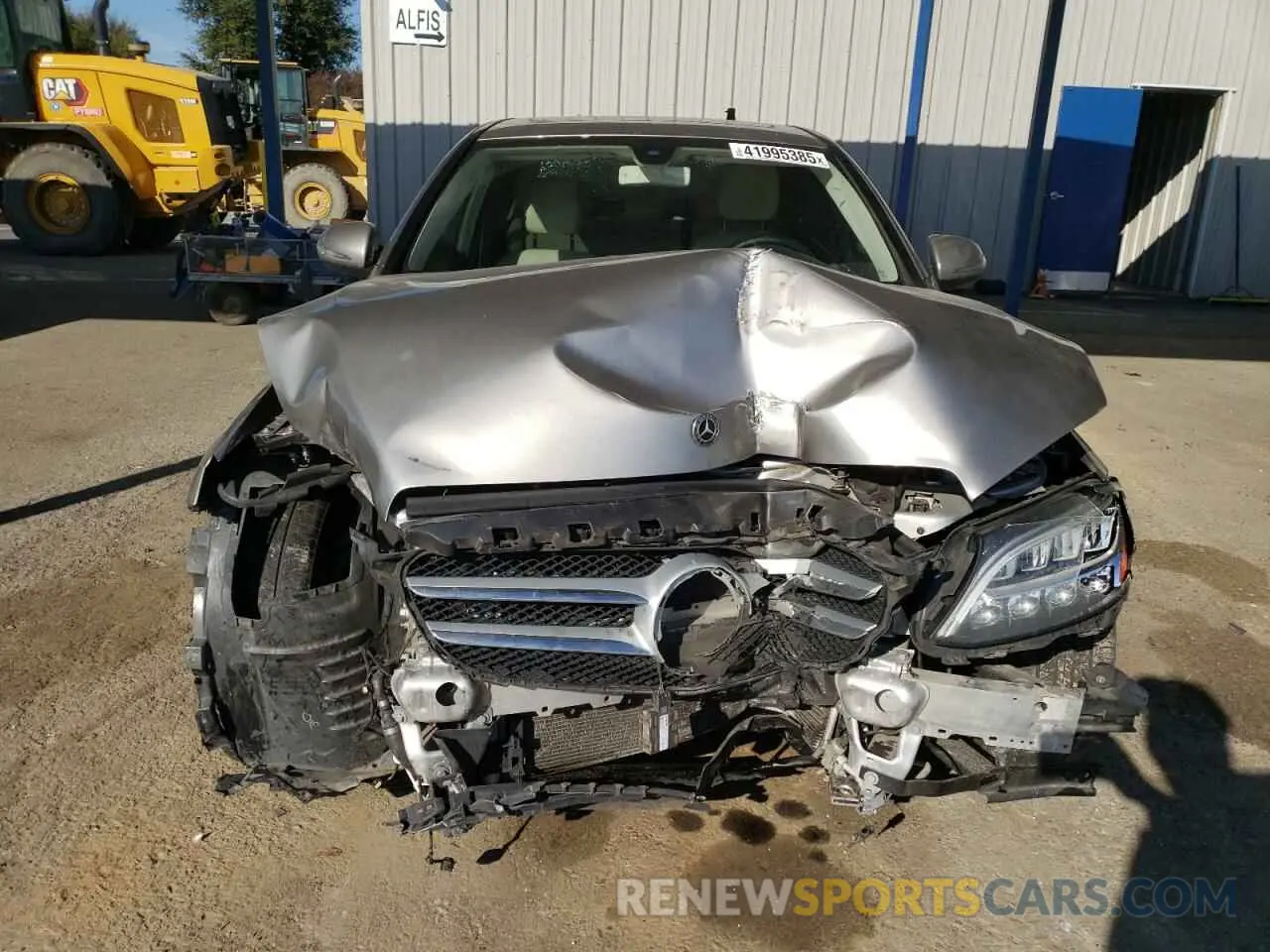 5 fotografías del automóvil dañado 55SWF8DB4KU292340 MERCEDES-BENZ C-CLASS 2019