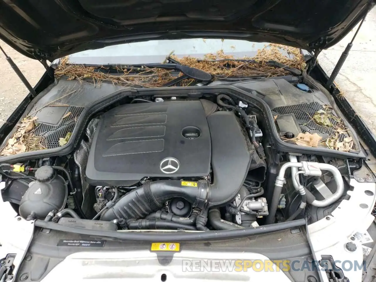 7 fotografías del automóvil dañado 55SWF8DB5KU305337 MERCEDES-BENZ C-CLASS 2019
