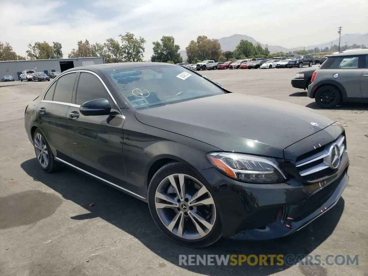 1 fotografías del automóvil dañado 55SWF8DB5KU307167 MERCEDES-BENZ C-CLASS 2019