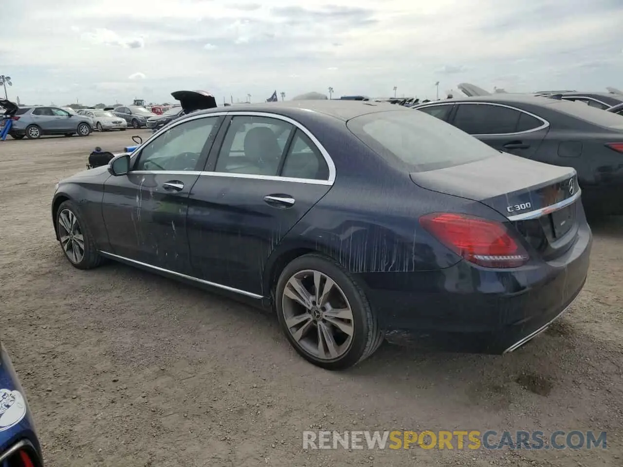2 fotografías del automóvil dañado 55SWF8DB6KU297006 MERCEDES-BENZ C-CLASS 2019
