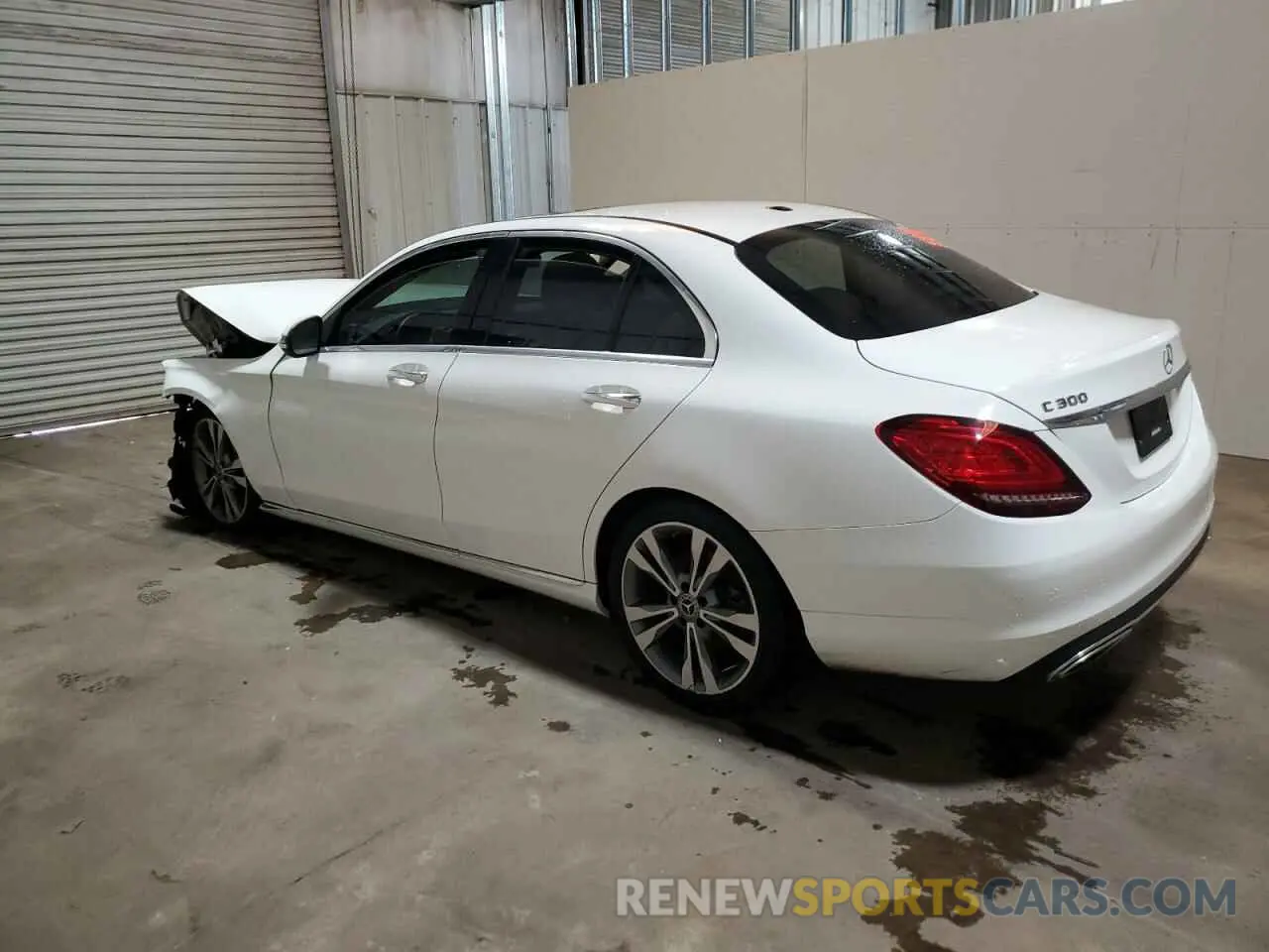 2 fotografías del automóvil dañado 55SWF8DB6KU308571 MERCEDES-BENZ C-CLASS 2019