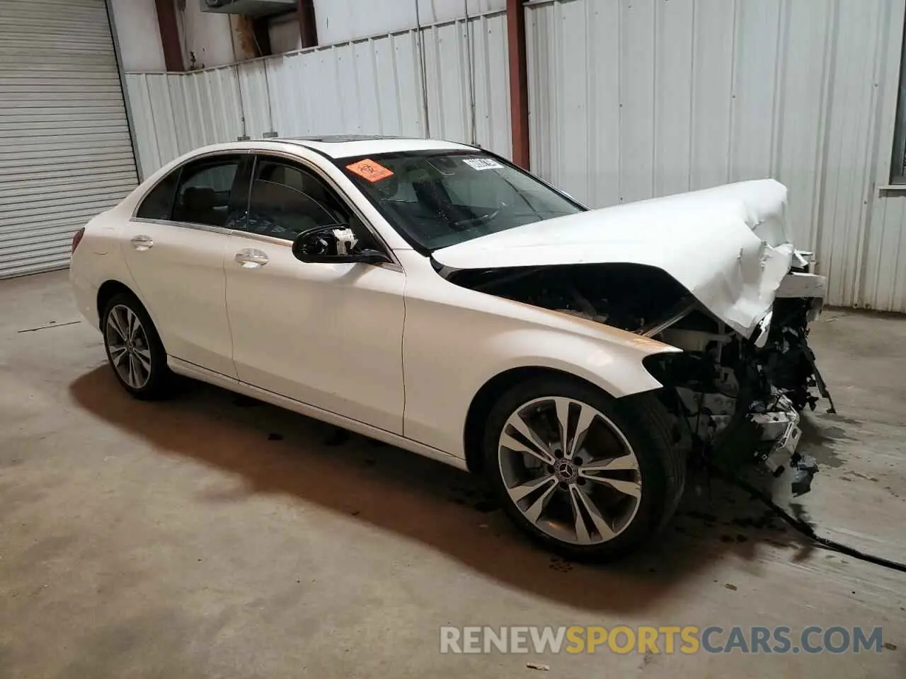 4 fotografías del automóvil dañado 55SWF8DB6KU308571 MERCEDES-BENZ C-CLASS 2019
