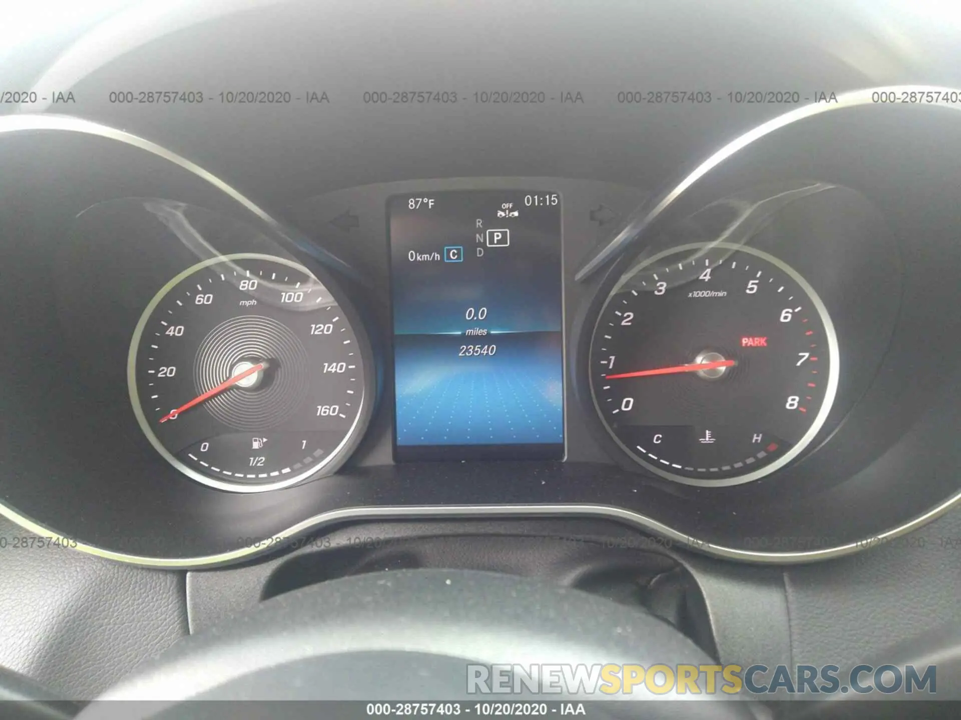 7 fotografías del automóvil dañado 55SWF8DB6KU311759 MERCEDES-BENZ C-CLASS 2019