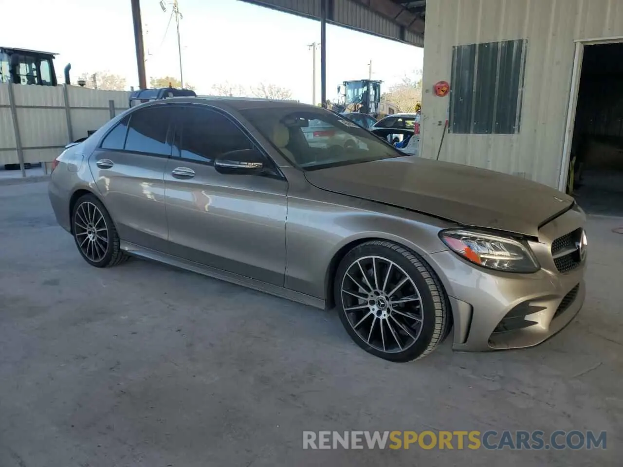 4 fotografías del automóvil dañado 55SWF8DB7KU296284 MERCEDES-BENZ C-CLASS 2019