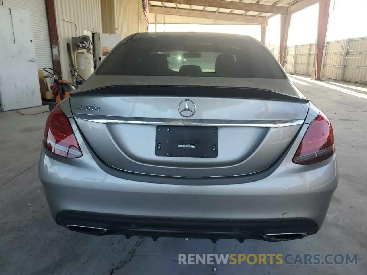 6 fotografías del automóvil dañado 55SWF8DB7KU296284 MERCEDES-BENZ C-CLASS 2019