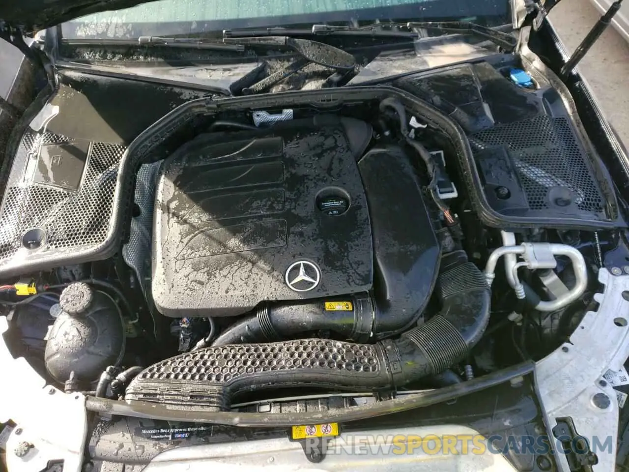 7 fotografías del automóvil dañado 55SWF8DB7KU299332 MERCEDES-BENZ C-CLASS 2019