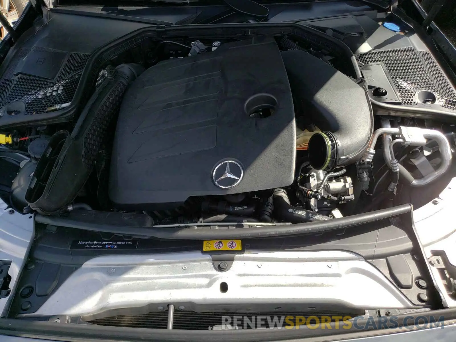 7 fotografías del automóvil dañado 55SWF8DB8KU305736 MERCEDES-BENZ C CLASS 2019