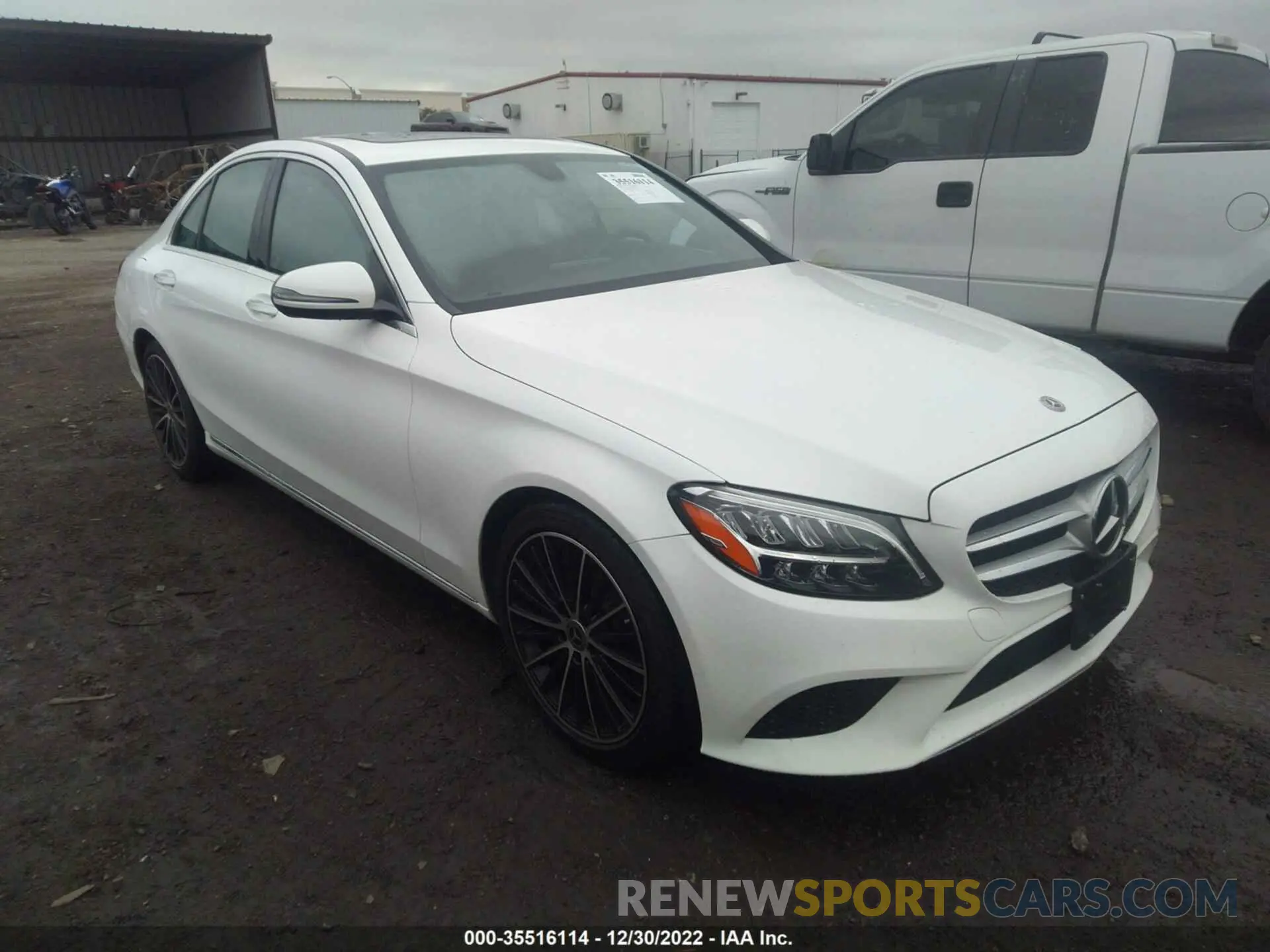 1 fotografías del automóvil dañado 55SWF8DB8KU312198 MERCEDES-BENZ C-CLASS 2019