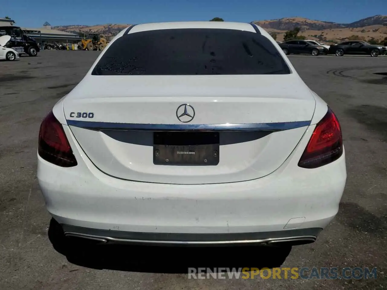 6 fotografías del automóvil dañado 55SWF8DB8KU317739 MERCEDES-BENZ C-CLASS 2019