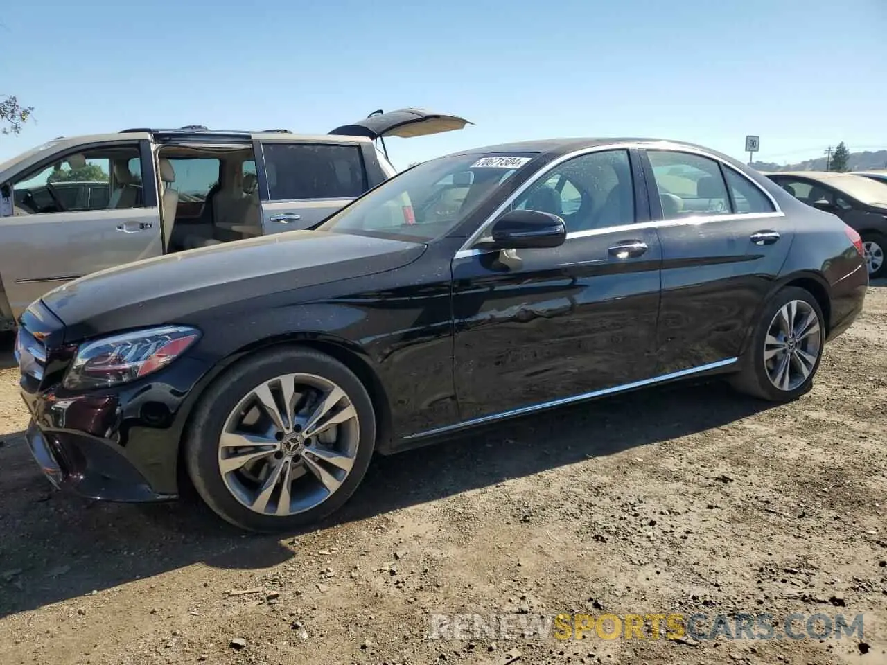 1 fotografías del automóvil dañado 55SWF8DB9KU287683 MERCEDES-BENZ C-CLASS 2019