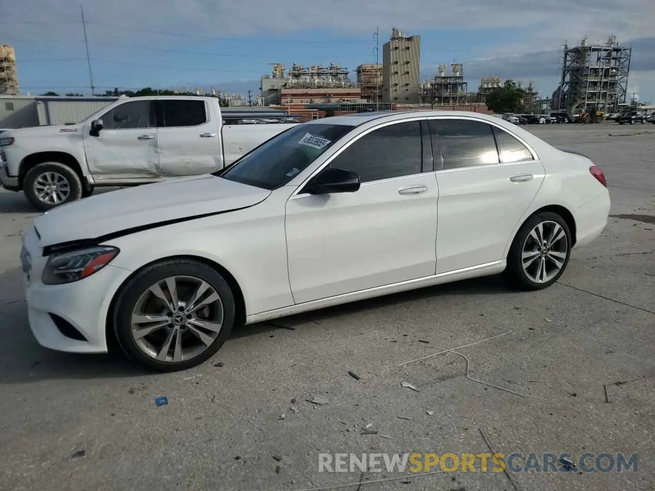 1 fotografías del automóvil dañado 55SWF8DB9KU289367 MERCEDES-BENZ C-CLASS 2019
