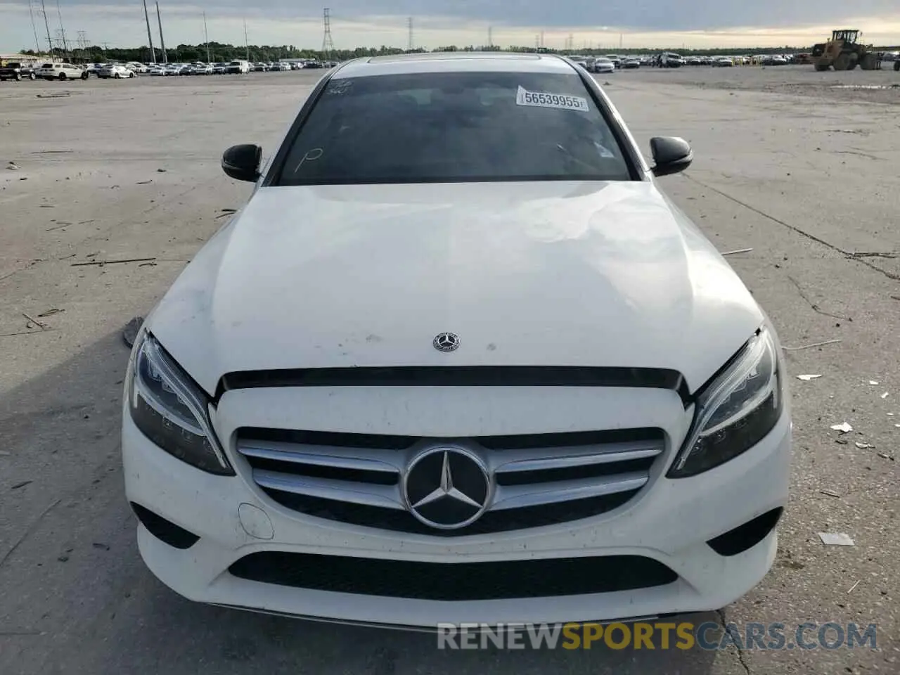 5 fotografías del automóvil dañado 55SWF8DB9KU289367 MERCEDES-BENZ C-CLASS 2019