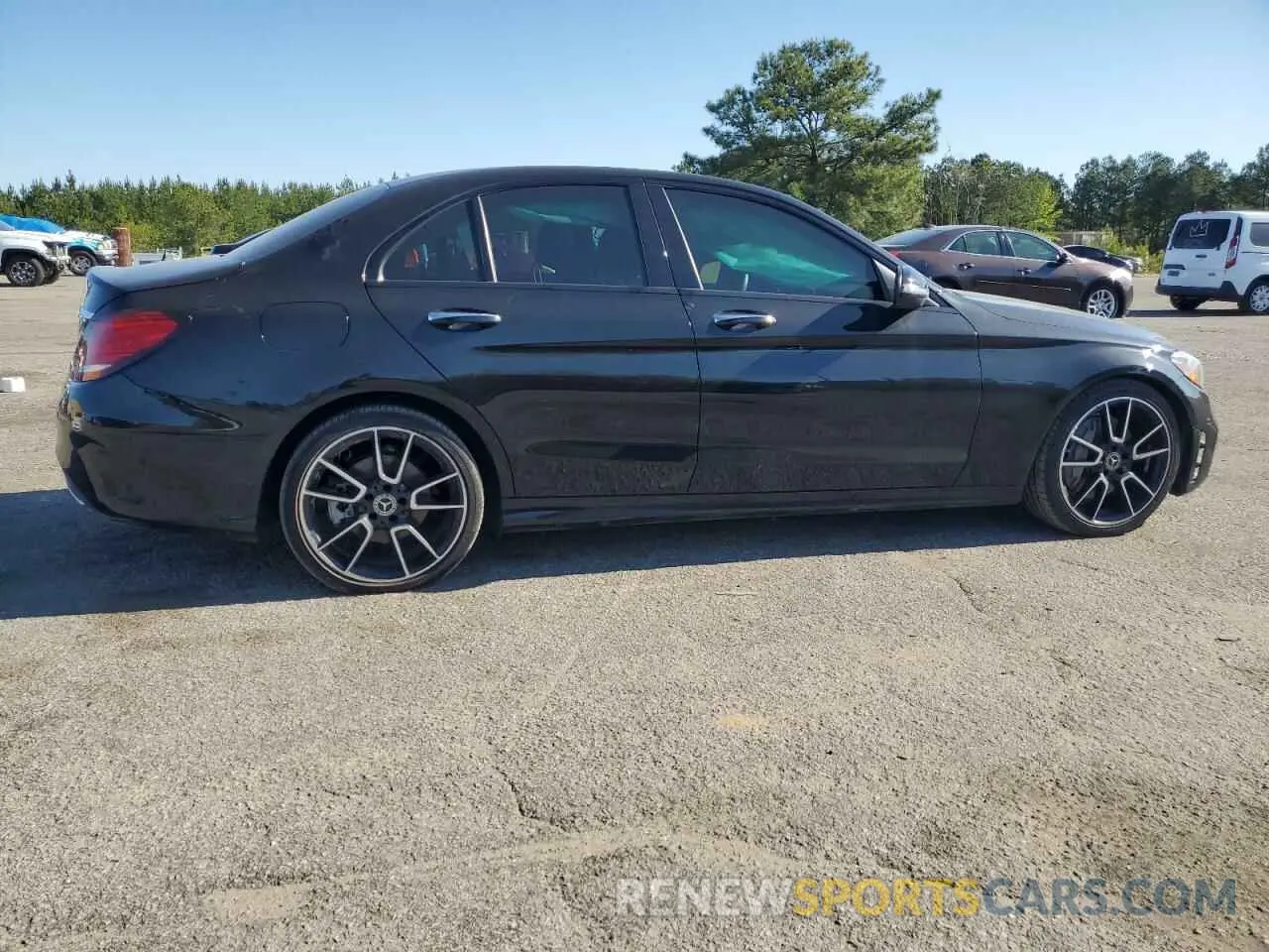3 fotografías del automóvil dañado 55SWF8DB9KU305969 MERCEDES-BENZ C-CLASS 2019