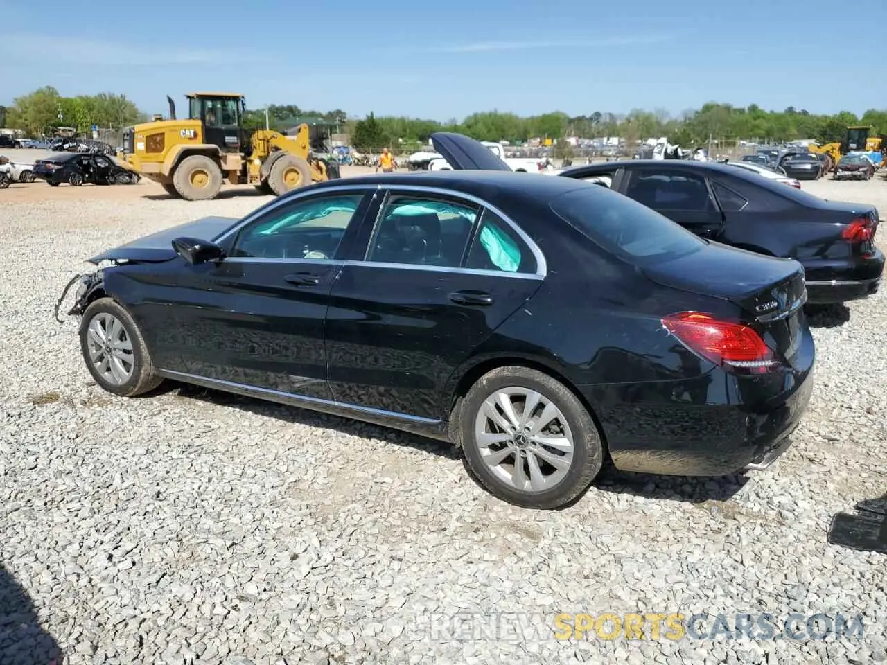 2 fotografías del automóvil dañado 55SWF8DBXKU294402 MERCEDES-BENZ C-CLASS 2019