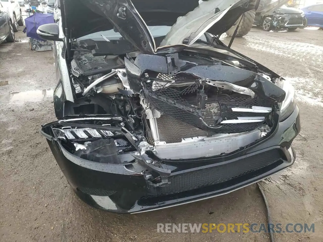 9 fotografías del automóvil dañado 55SWF8DBXKU304975 MERCEDES-BENZ C-CLASS 2019