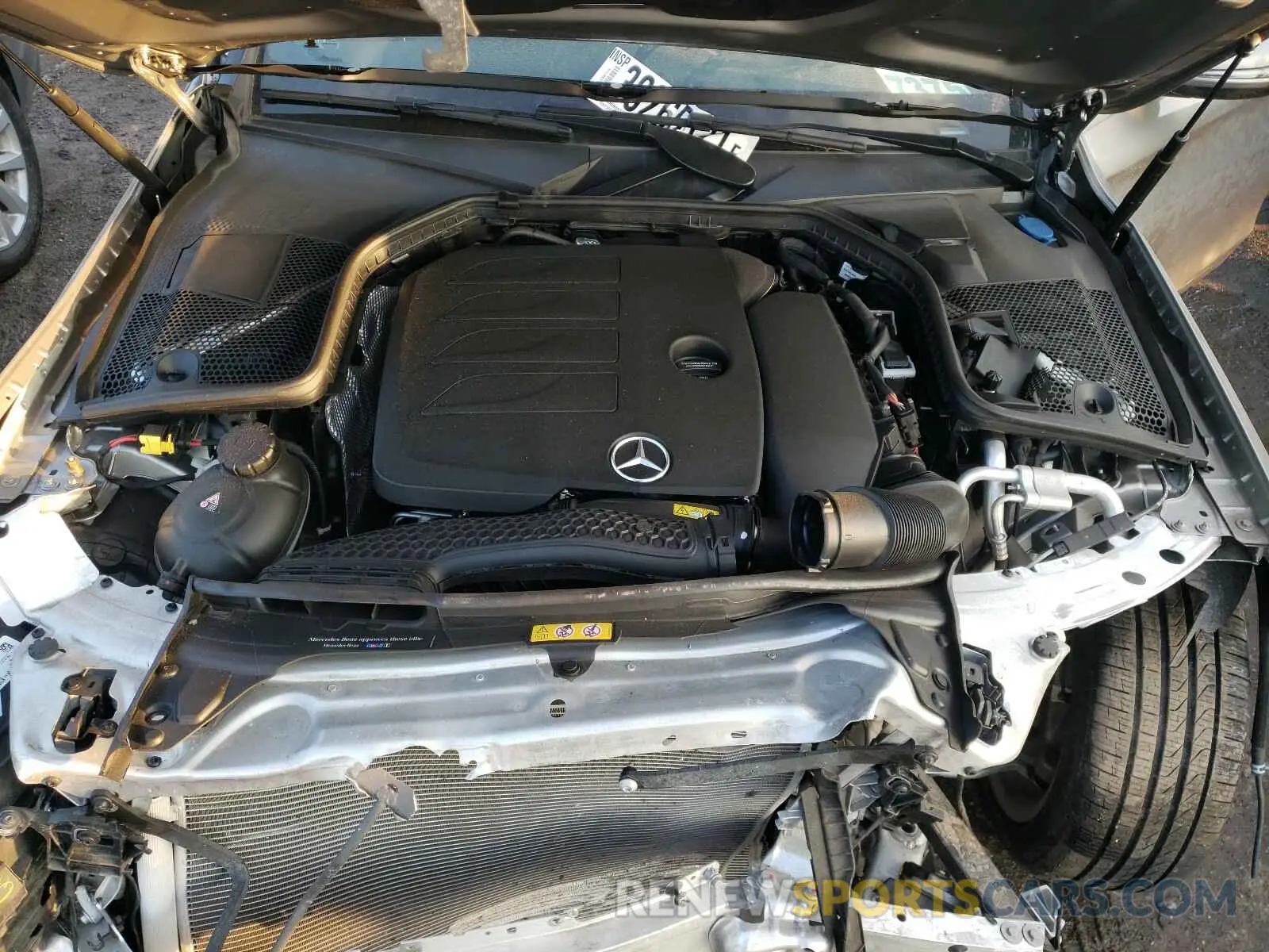 7 fotografías del automóvil dañado 55SWF8EB0KU317684 MERCEDES-BENZ C CLASS 2019