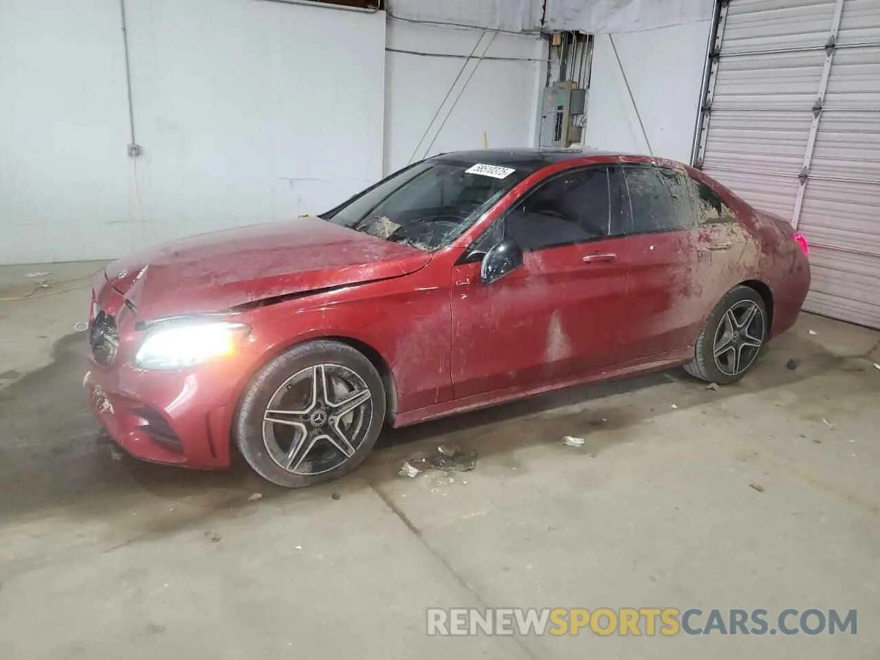 1 fotografías del automóvil dañado 55SWF8EB1KU299857 MERCEDES-BENZ C-CLASS 2019