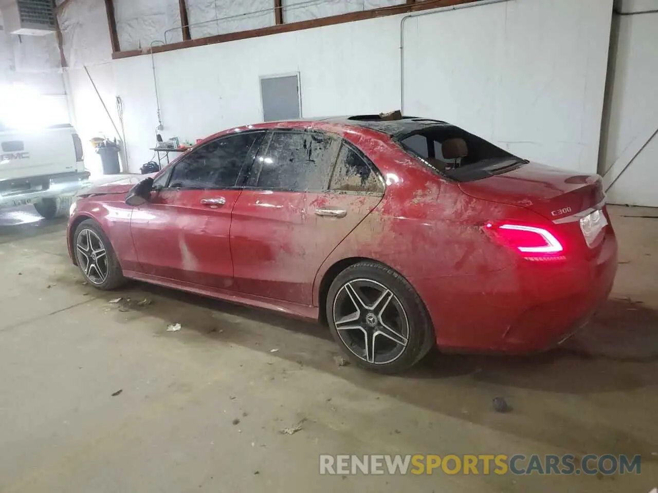 2 fotografías del automóvil dañado 55SWF8EB1KU299857 MERCEDES-BENZ C-CLASS 2019