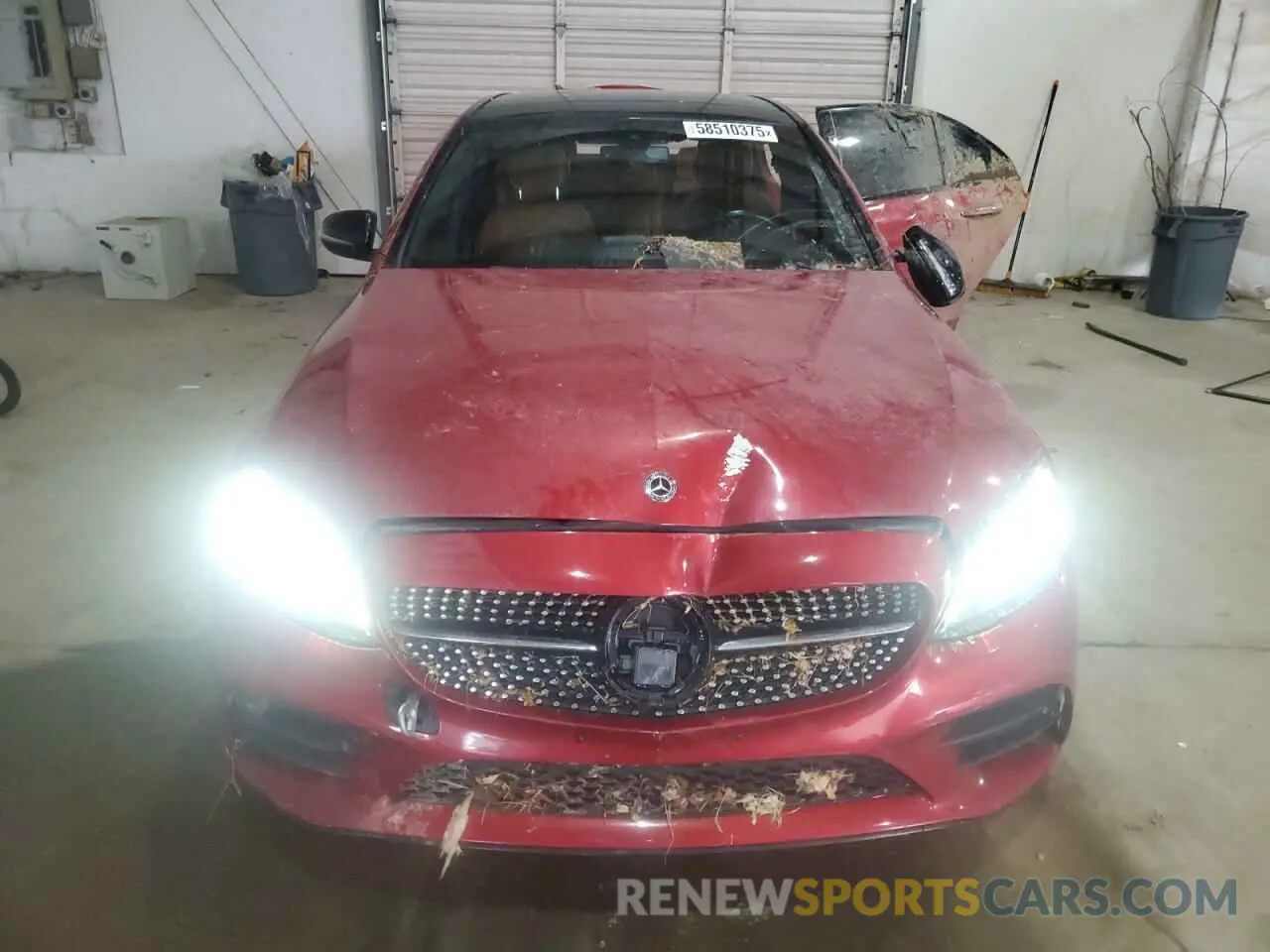 5 fotografías del automóvil dañado 55SWF8EB1KU299857 MERCEDES-BENZ C-CLASS 2019