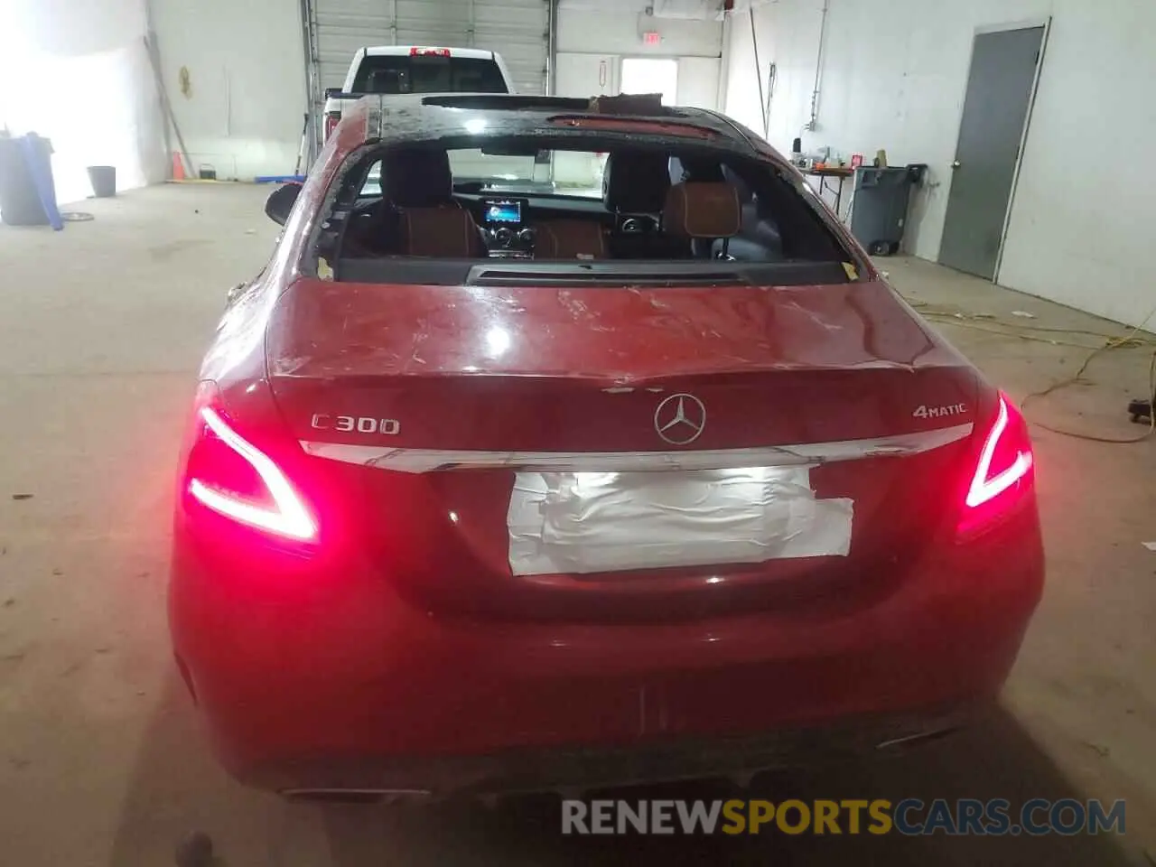 6 fotografías del automóvil dañado 55SWF8EB1KU299857 MERCEDES-BENZ C-CLASS 2019
