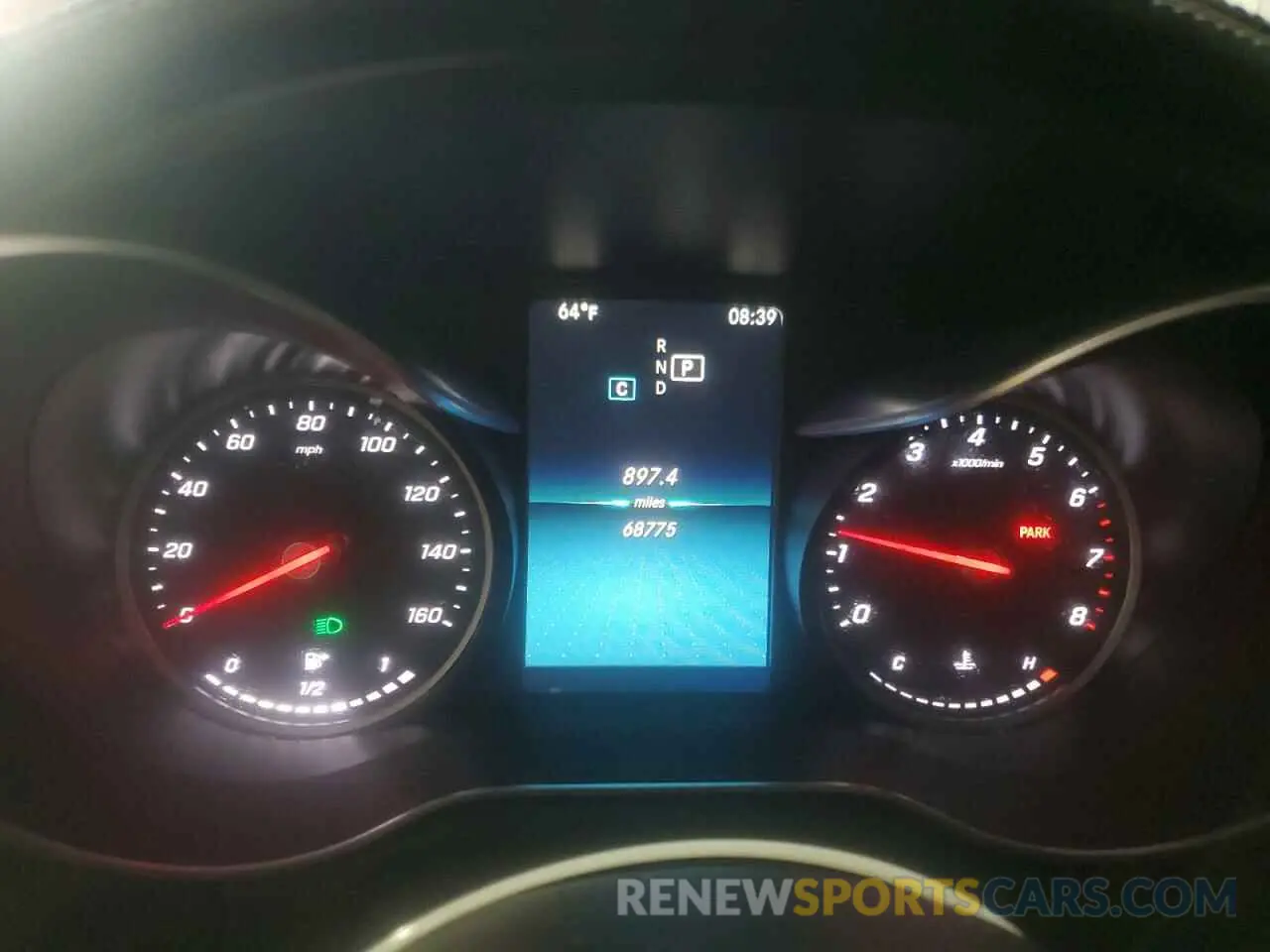 9 fotografías del automóvil dañado 55SWF8EB1KU299857 MERCEDES-BENZ C-CLASS 2019