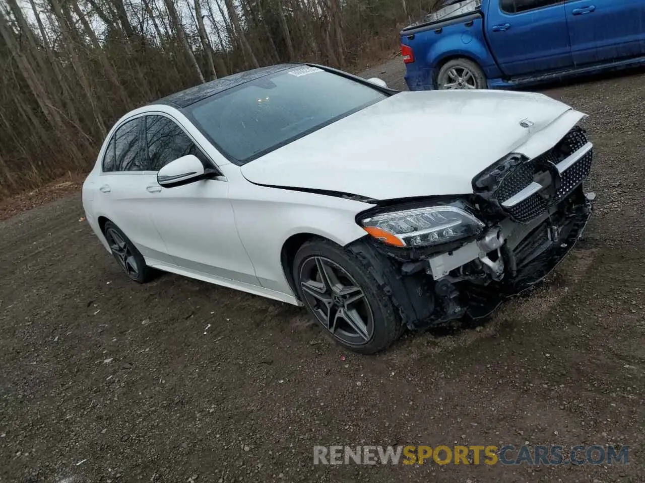 4 fotografías del automóvil dañado 55SWF8EB3KU317243 MERCEDES-BENZ C-CLASS 2019