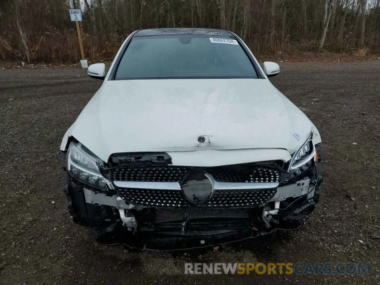 5 fotografías del automóvil dañado 55SWF8EB3KU317243 MERCEDES-BENZ C-CLASS 2019