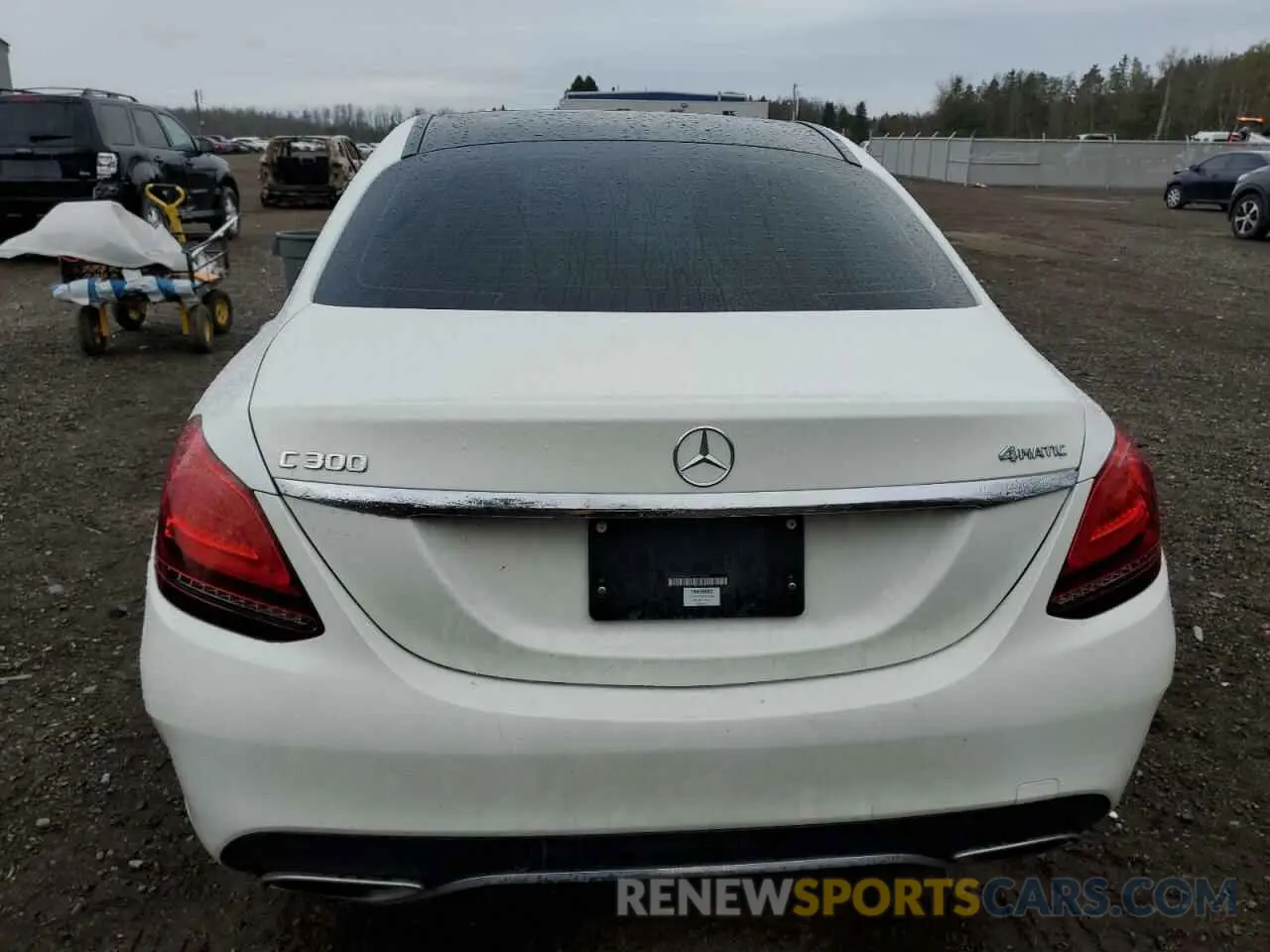 6 fotografías del automóvil dañado 55SWF8EB3KU317243 MERCEDES-BENZ C-CLASS 2019