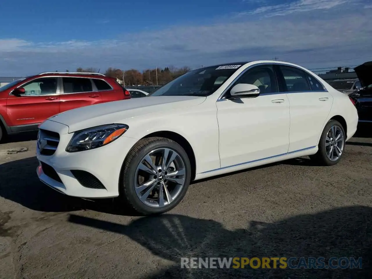 1 fotografías del automóvil dañado 55SWF8EB4KU284690 MERCEDES-BENZ C-CLASS 2019