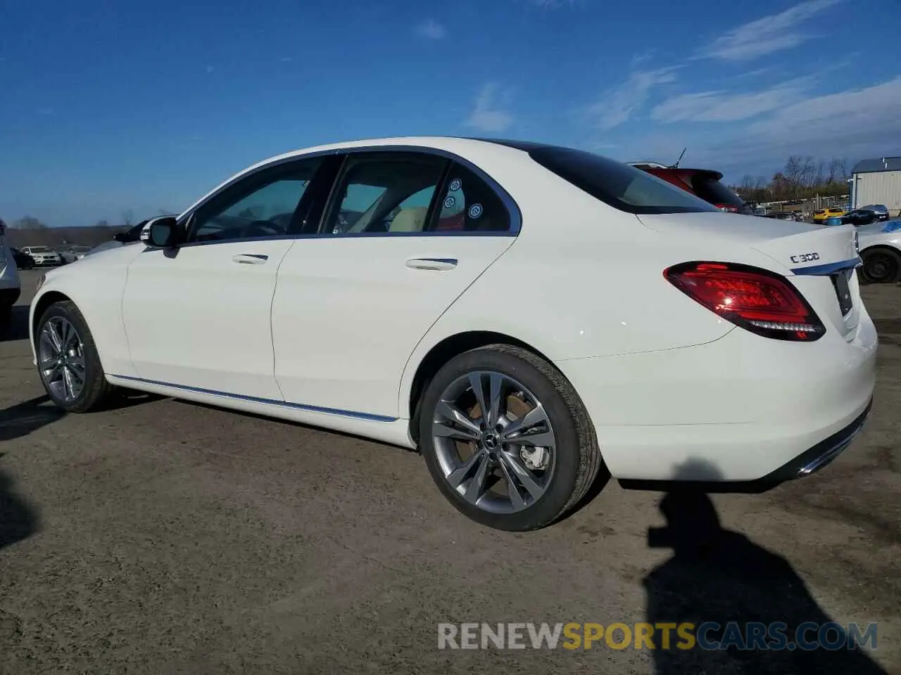 2 fotografías del automóvil dañado 55SWF8EB4KU284690 MERCEDES-BENZ C-CLASS 2019